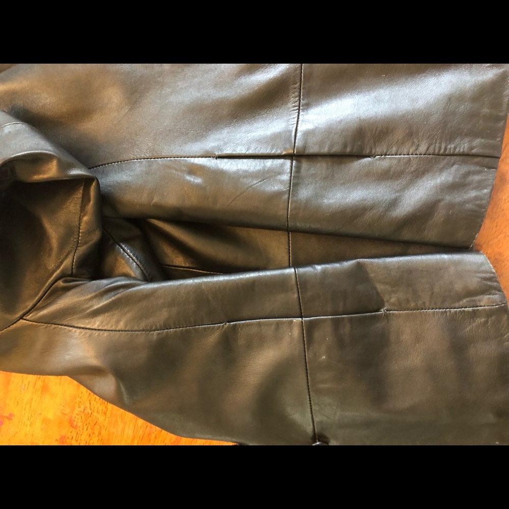 Nicole Miller leather jacket - Picture 7 of 9